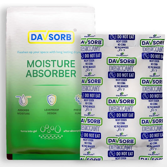 Davsorb Desiccant, White color, 100gm, 3 pack
