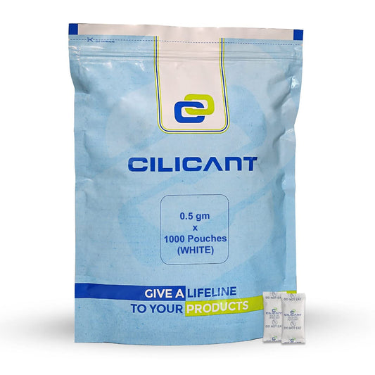 Cilicant Desiccant, White color, 0.5gm, 1000 pack