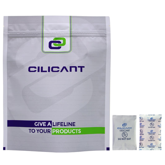 Cilicant Desiccant, Combo - White & Orange color, 5gm, 50 pack
